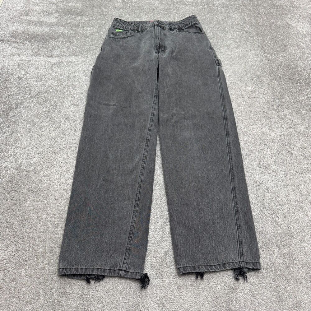 Empyre Tori Carpenter Denim Jeans Womens 6 Black Washed Wide Leg Skate Y2K Baggy